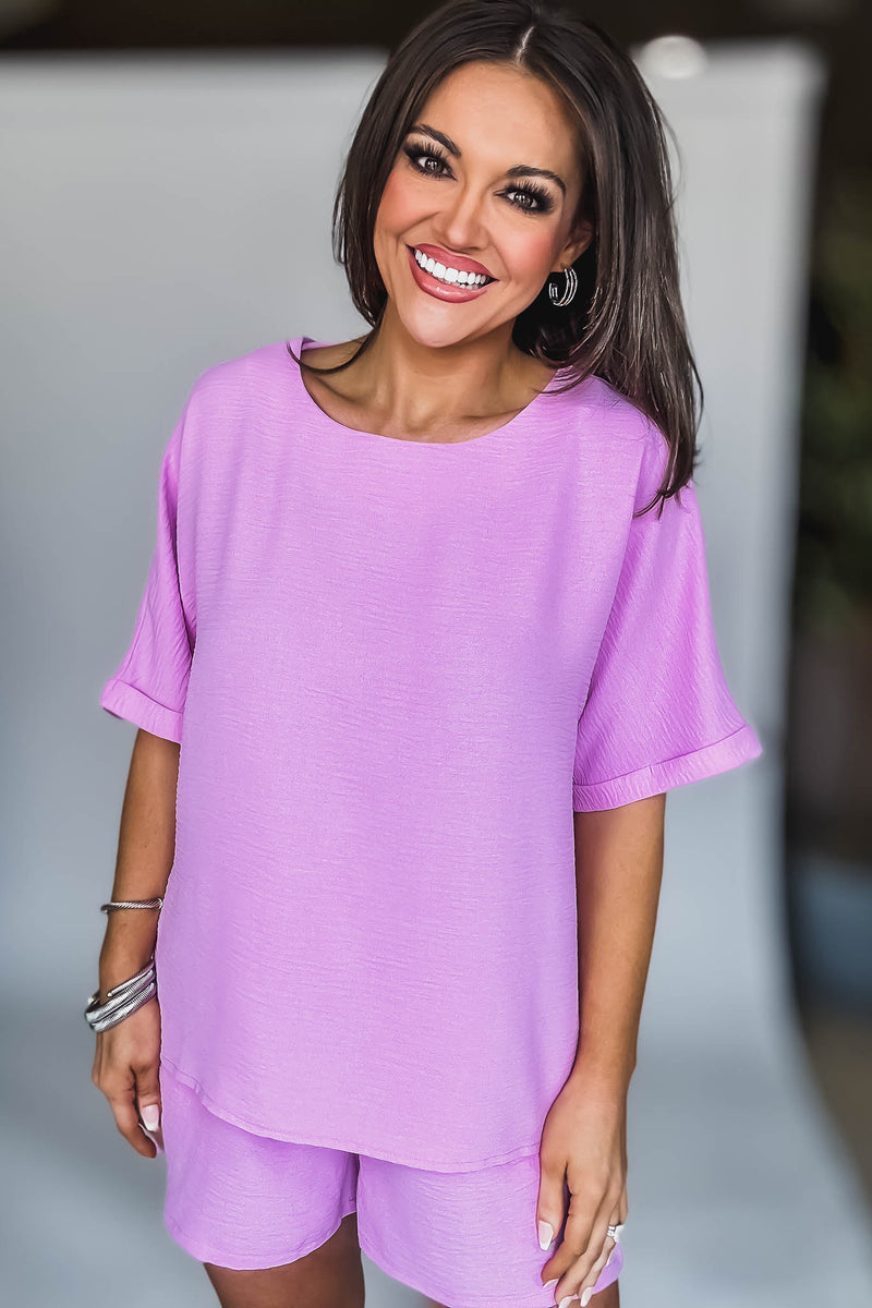 Sparrow Mauve Airflow Top