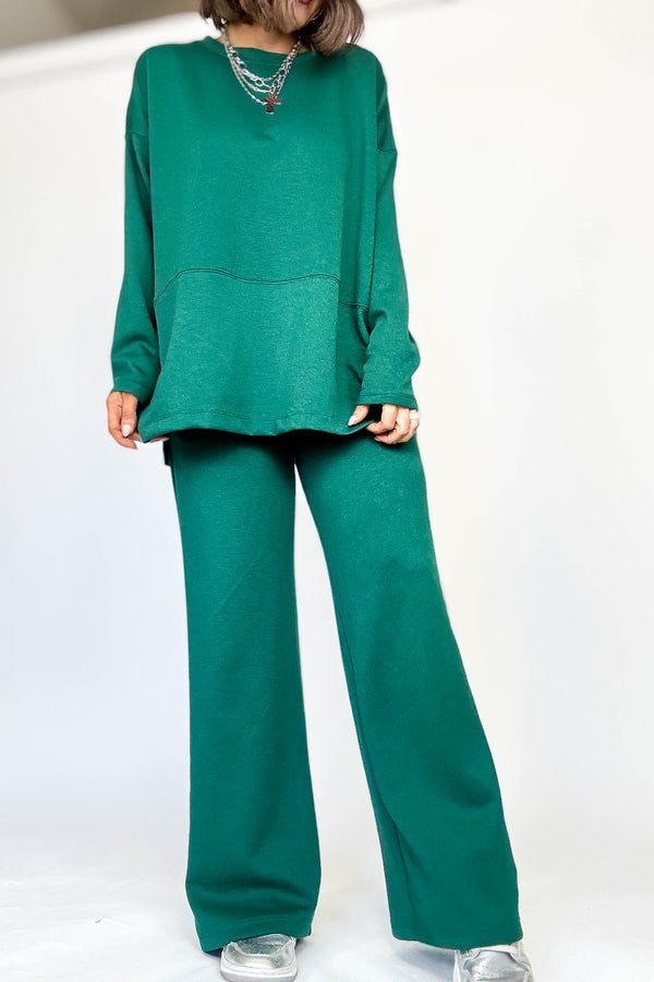 Hunter Green Scuba Pants