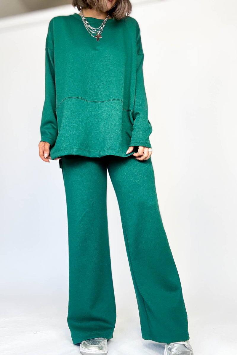 Hunter Green Scuba Pants