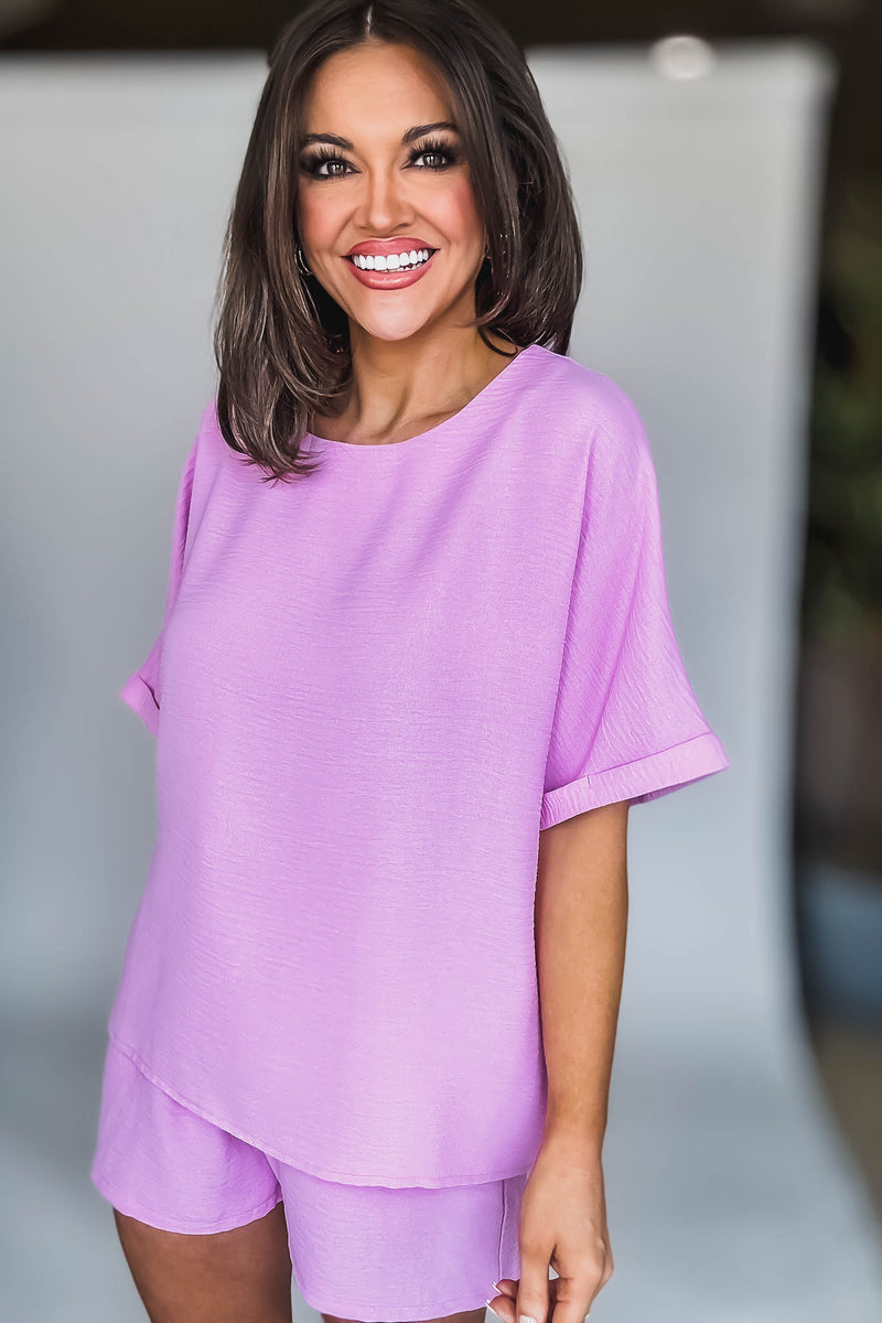 Sparrow Mauve Airflow Top