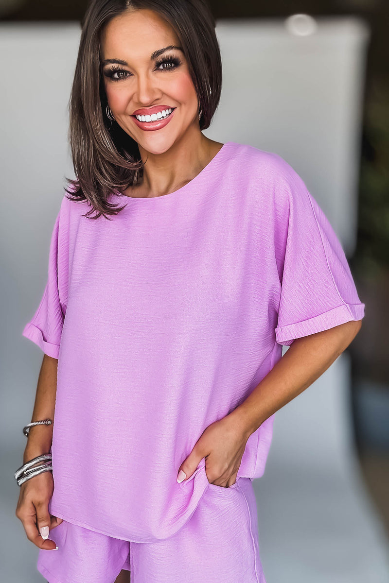 Sparrow Mauve Airflow Top