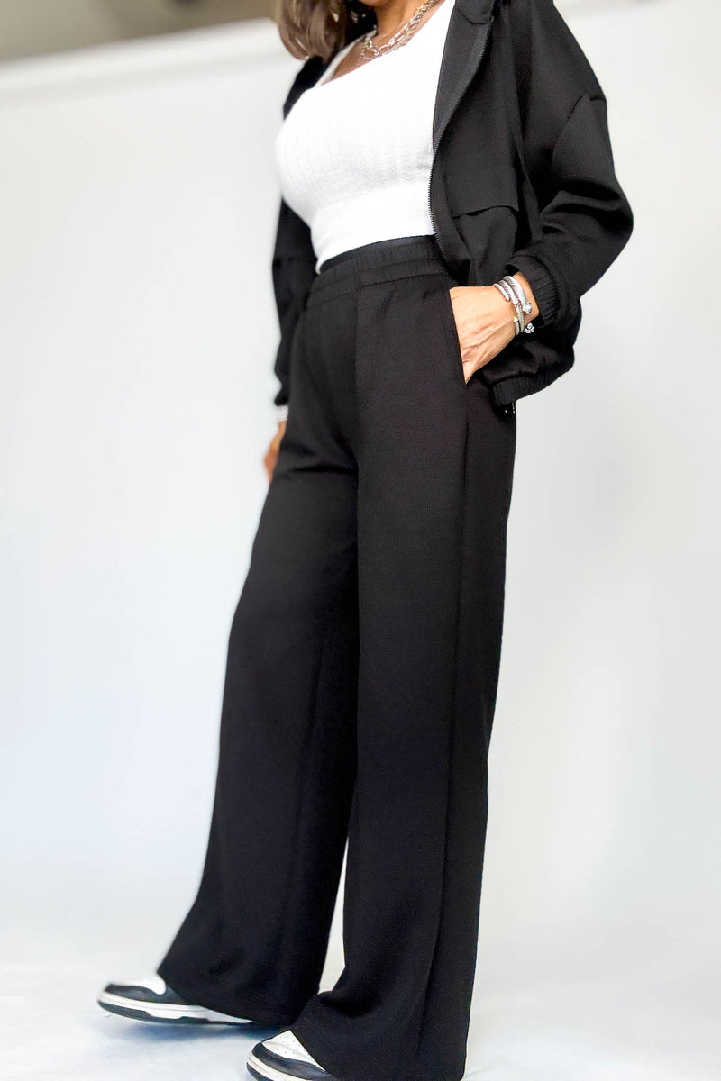 Black Scuba Pants