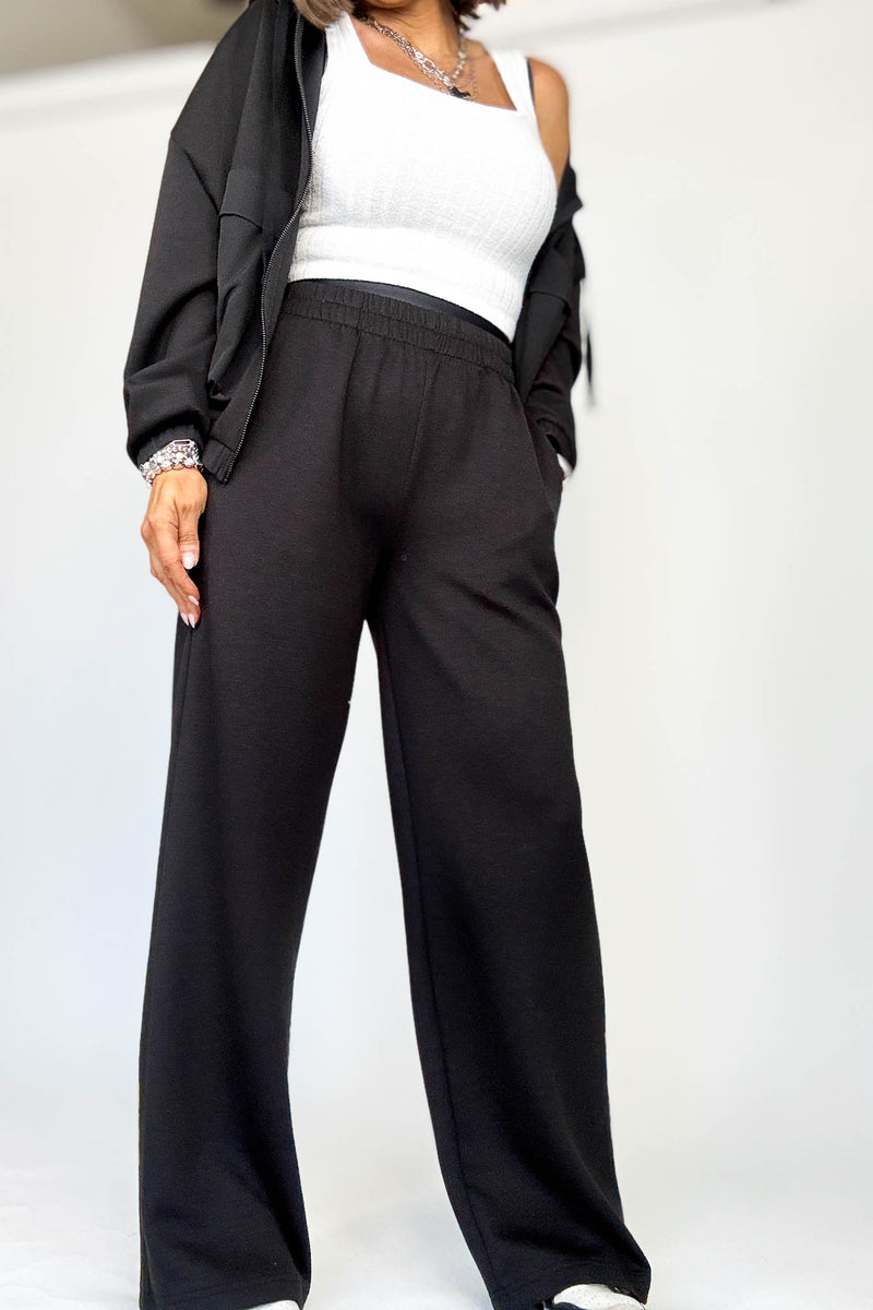 Black Scuba Pants