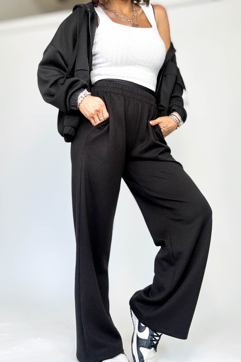 Black Scuba Pants