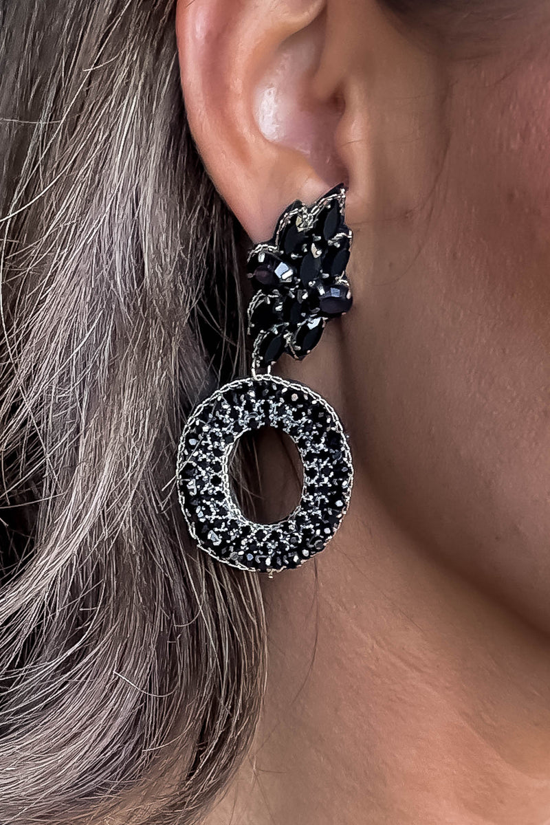 In The Details Black Earrings