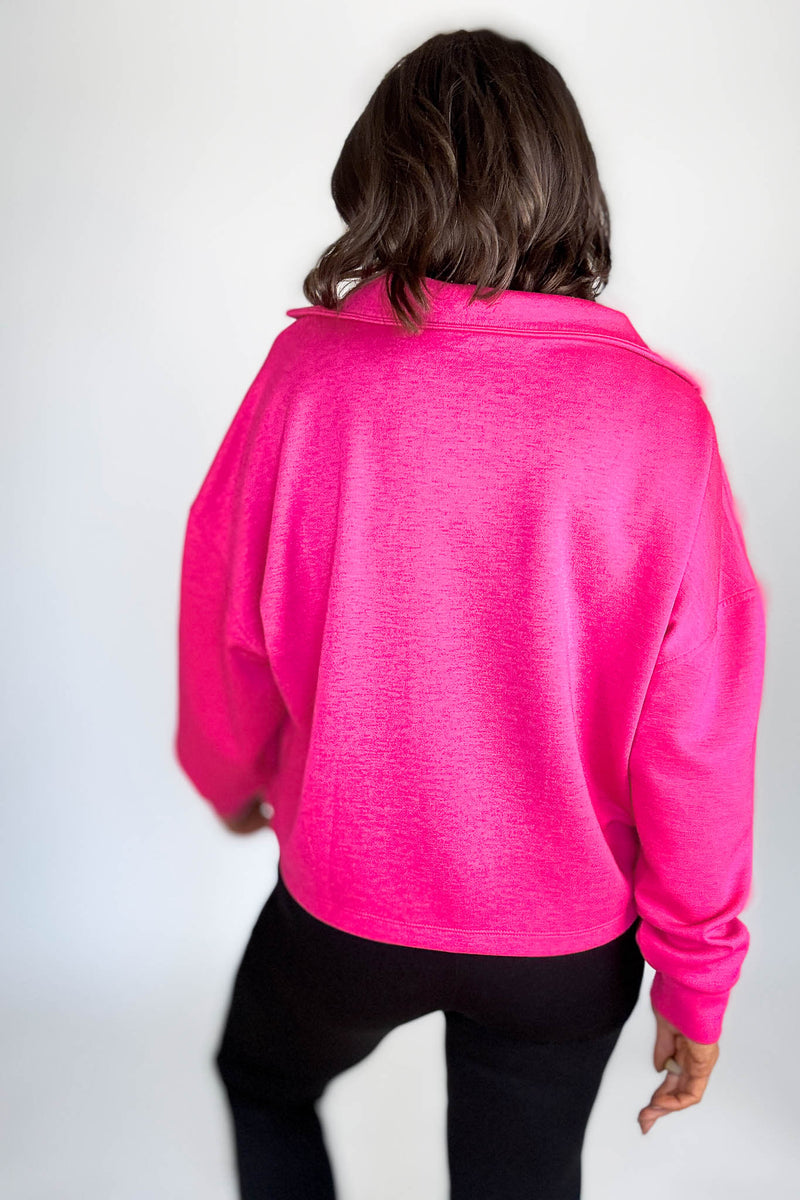 Scuba Hot Pink Full Zip Jacket
