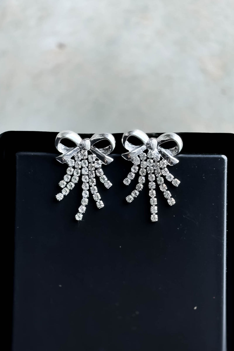 Silver Dazzling Bows