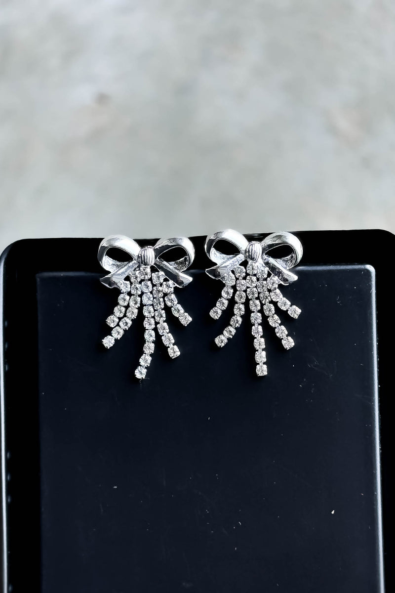 Silver Dazzling Bows