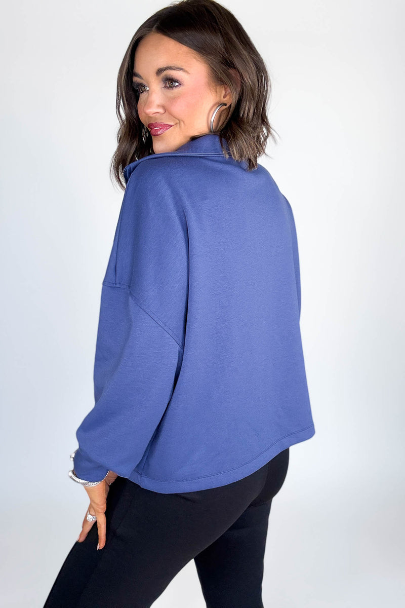 Scuba Blue Indigo Full Zip Jacket