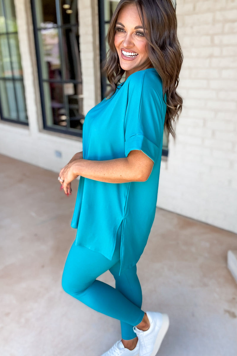 Believe In Yourself Super Soft Light Teal Set