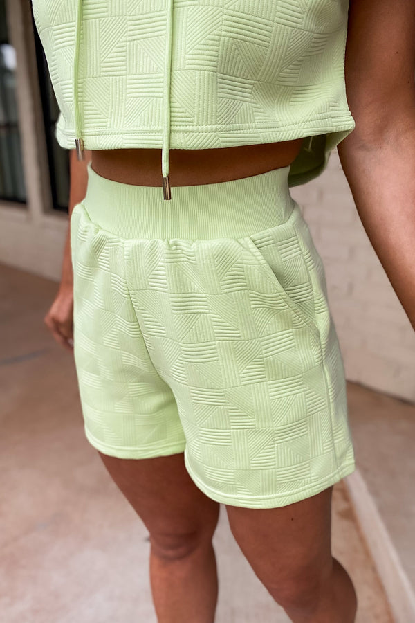 Take Me To The Sun Honey Dew Shorts