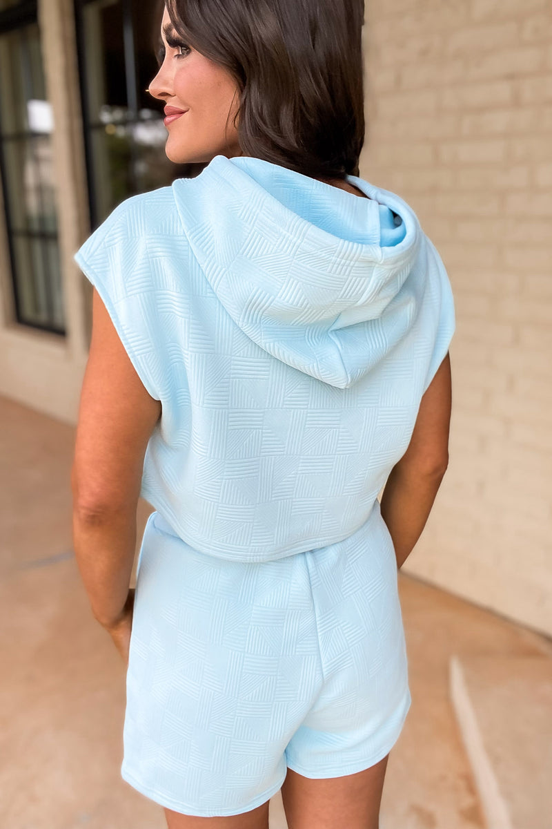 Take Me To The Sun Sky Blue Top