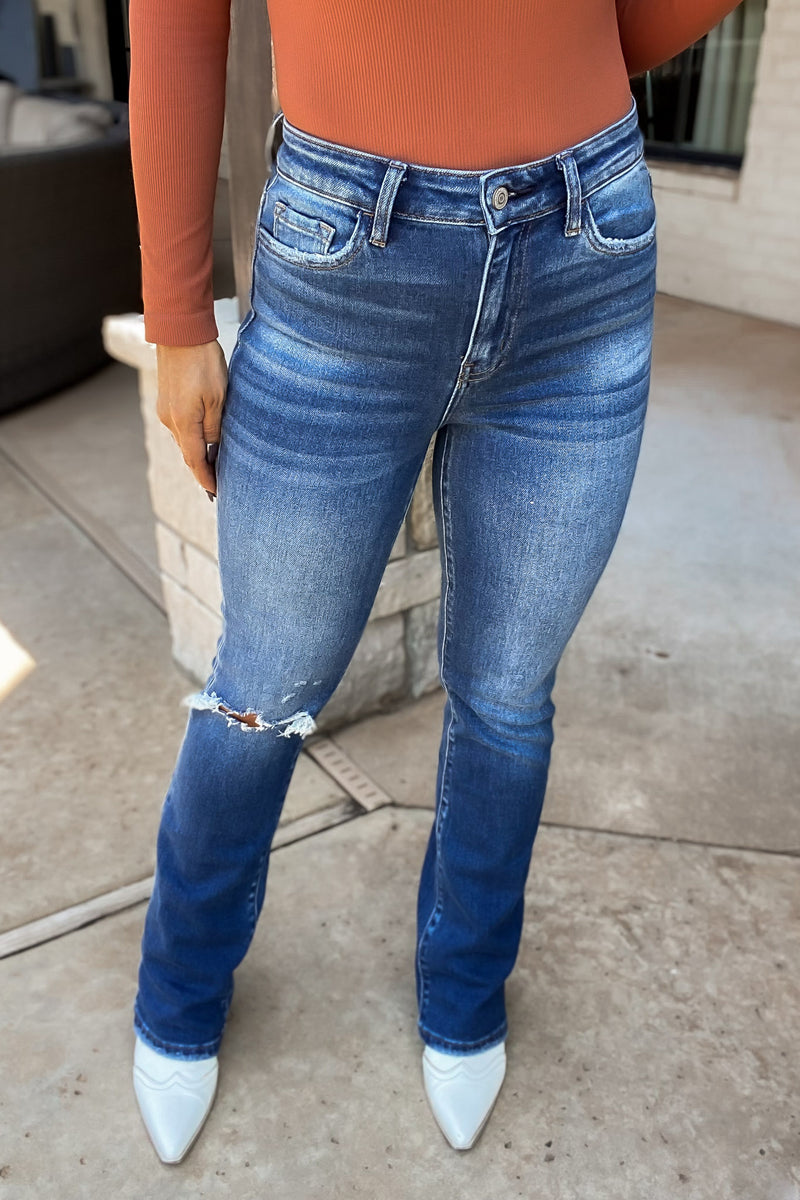 Stretch High Rise Bootcut