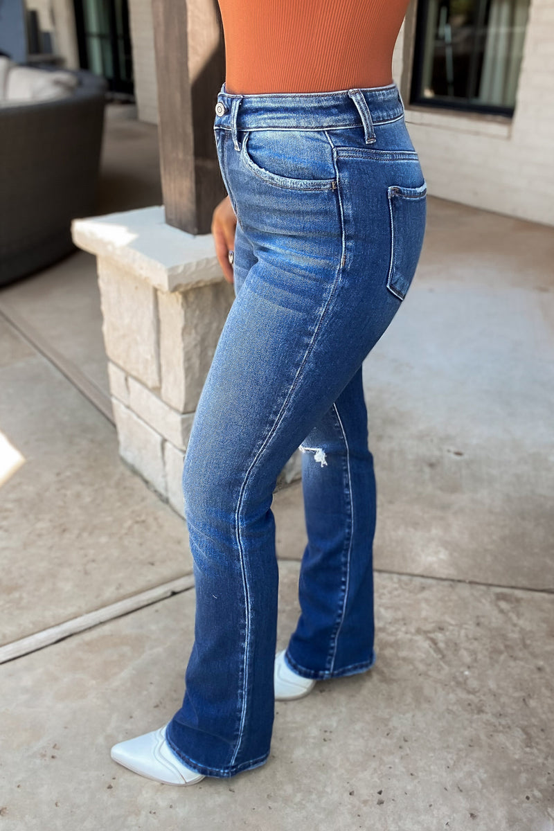 Stretch High Rise Bootcut