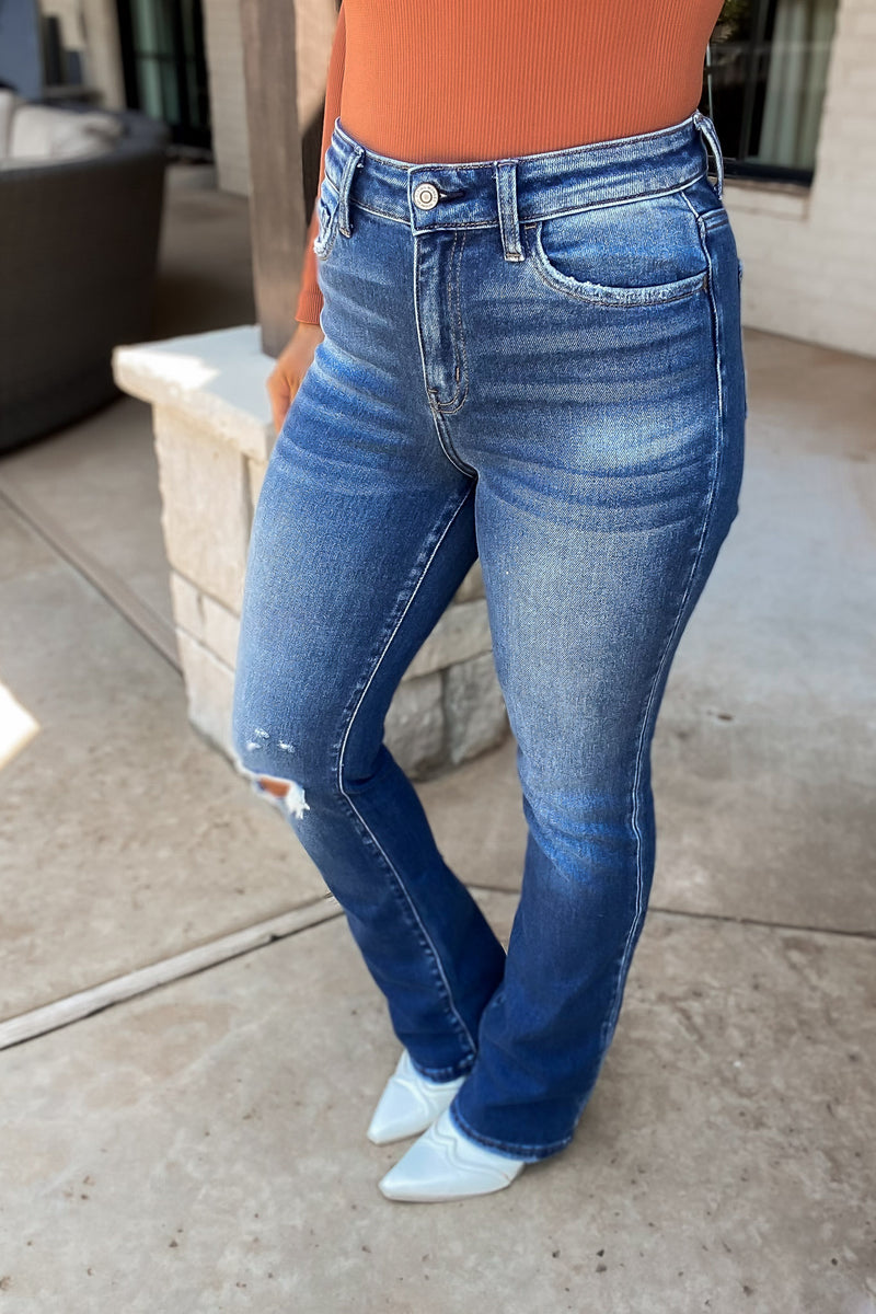 Stretch High Rise Bootcut