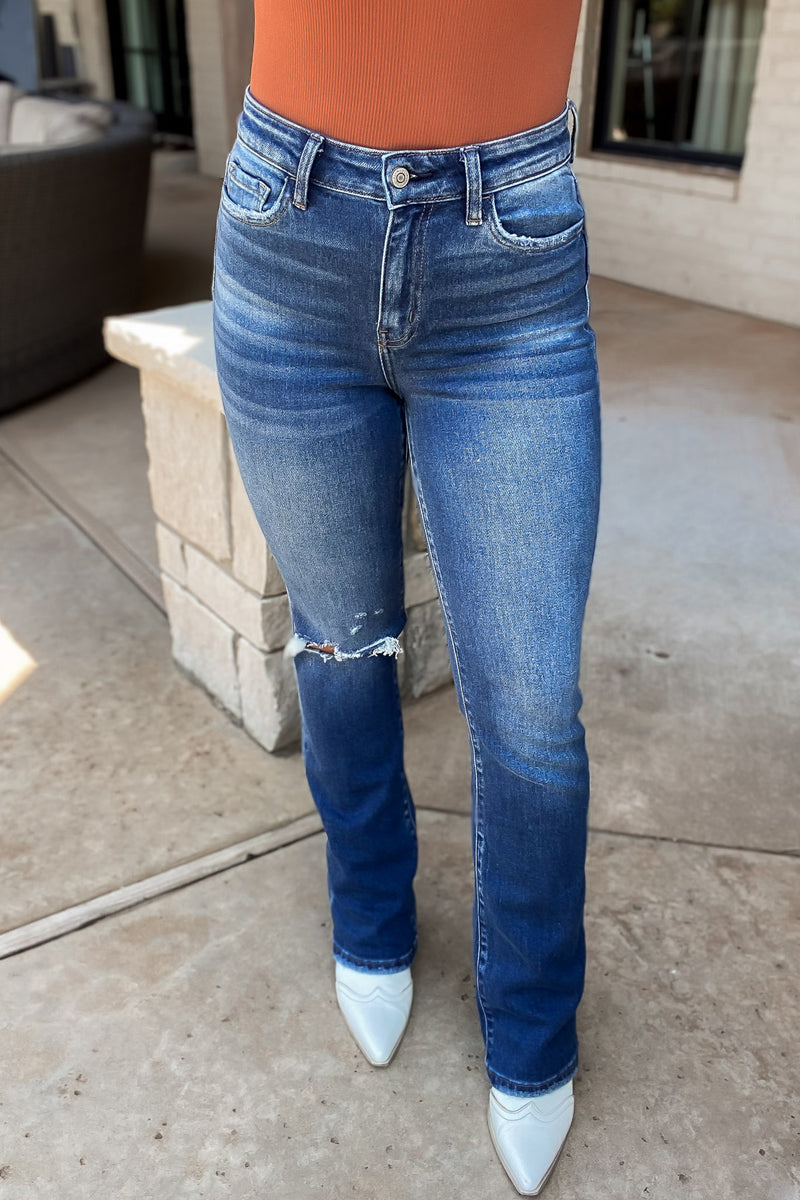 Stretch High Rise Bootcut