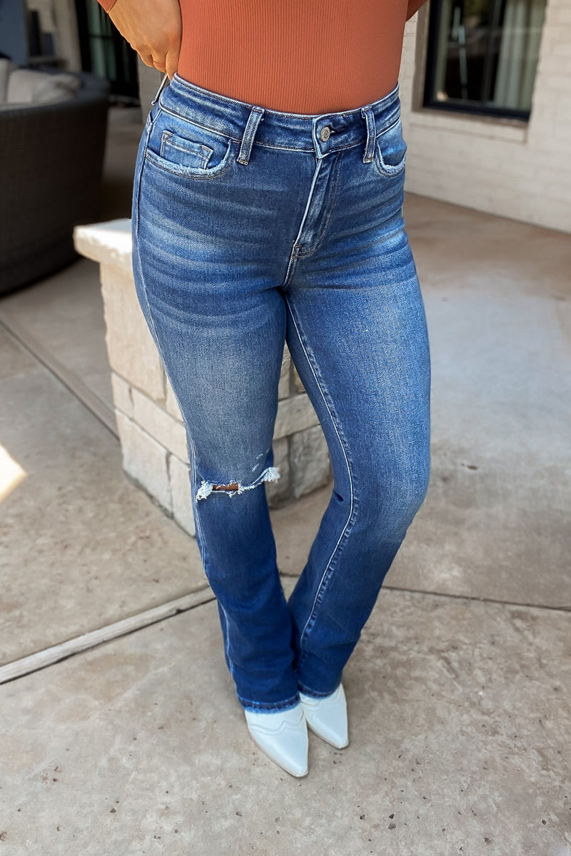 Stretch High Rise Bootcut