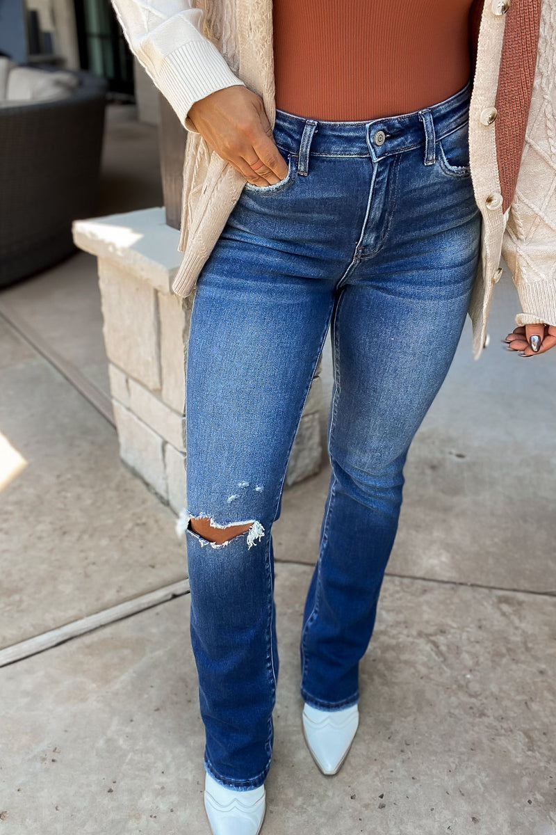 Stretch High Rise Bootcut