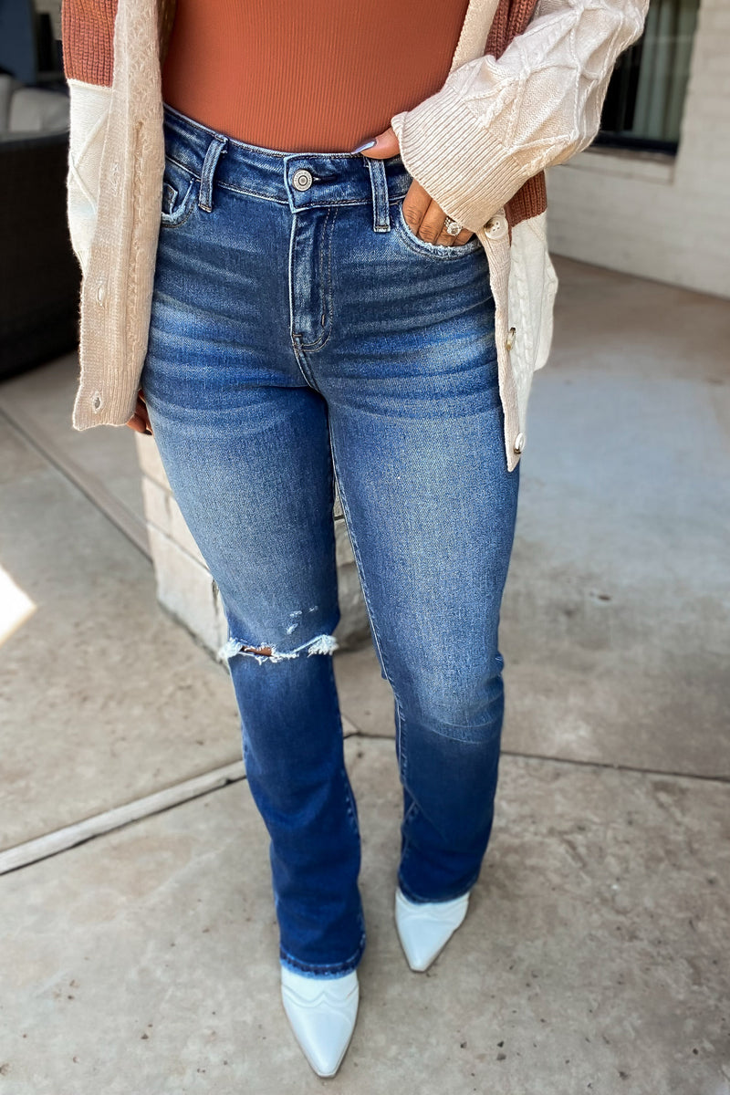 Stretch High Rise Bootcut