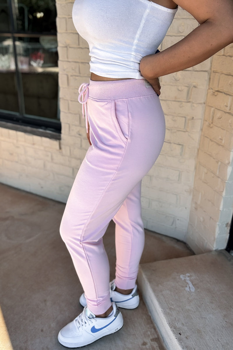 On Top Of The World Pink Boyfriends Jogger Pants