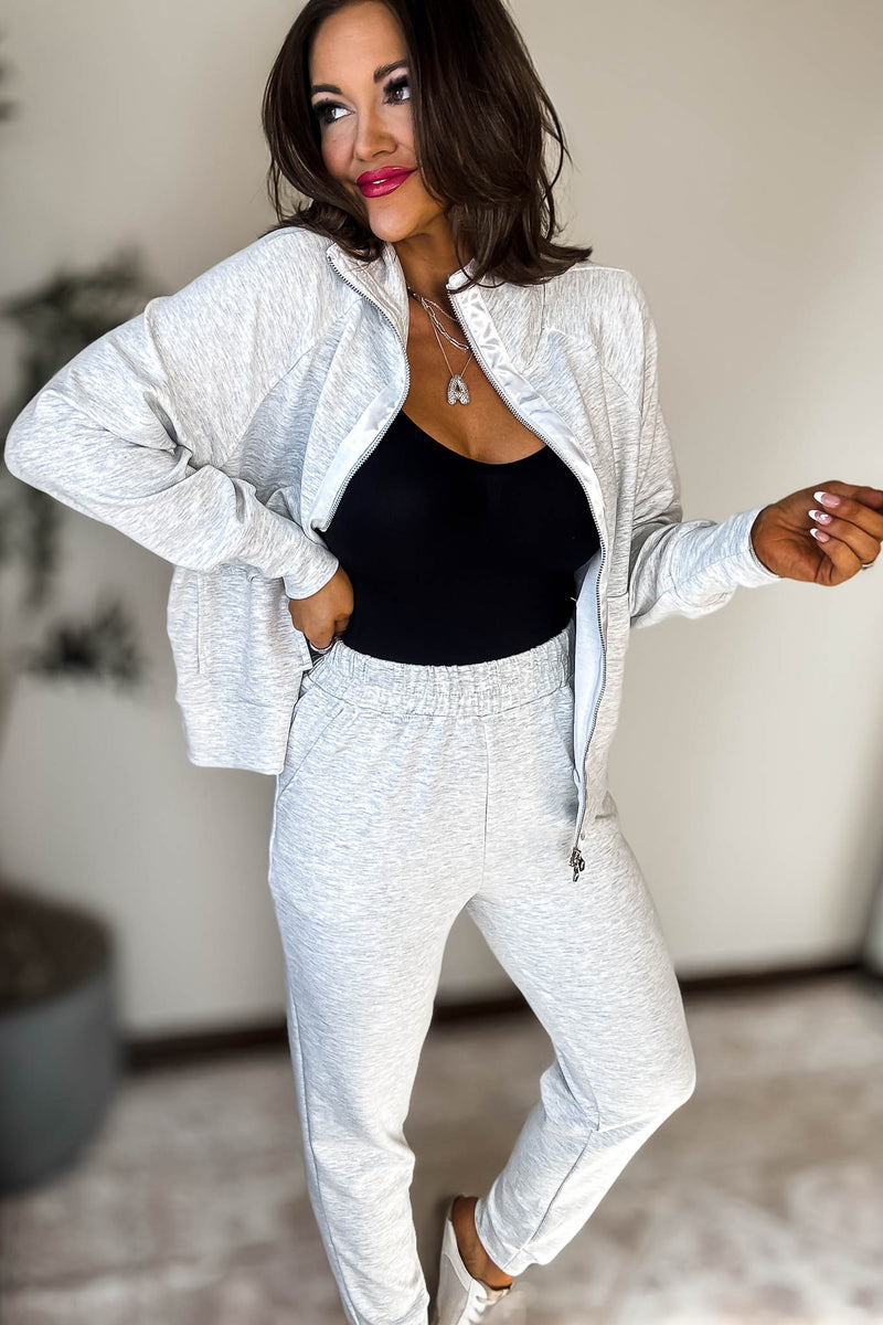 Double Soft Ivory Marl Cuff Pant