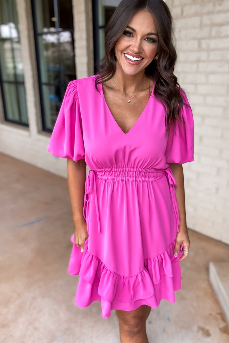 Raleigh Vivid Pink Dress