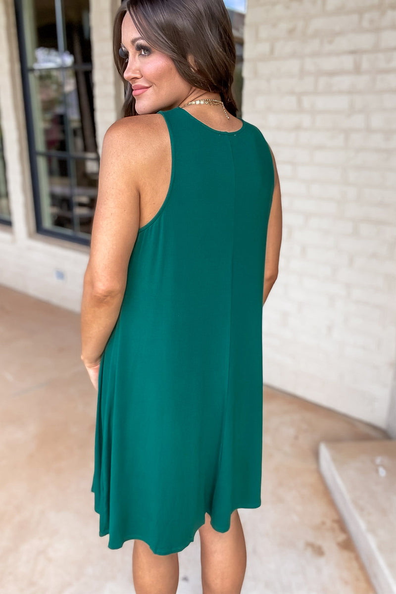 Roxanne Emerald Tank Dress