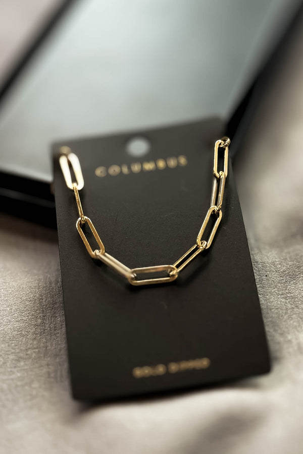 Gold Dipped Link Necklace