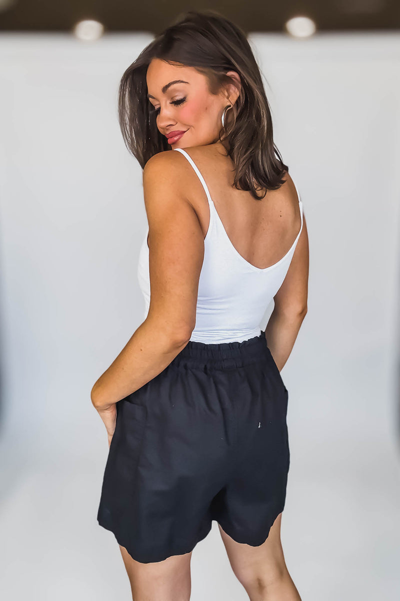 Brianna Black Shorts