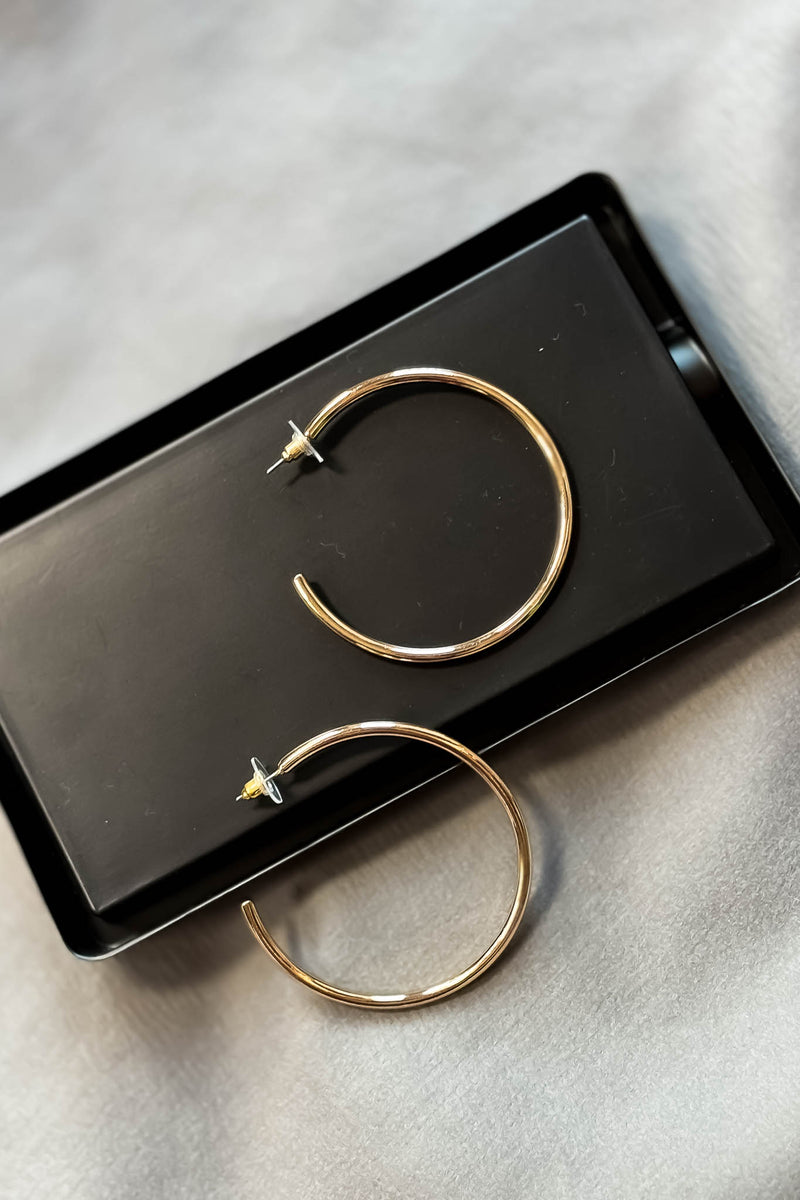 Charlotte Large Gold Hoops