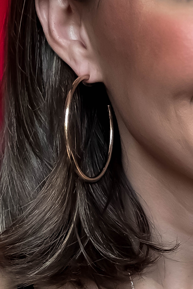 Charlotte Large Gold Hoops