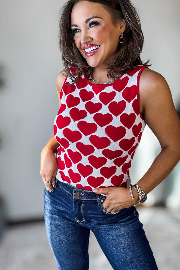 Love That Sweater Sleeveless Top