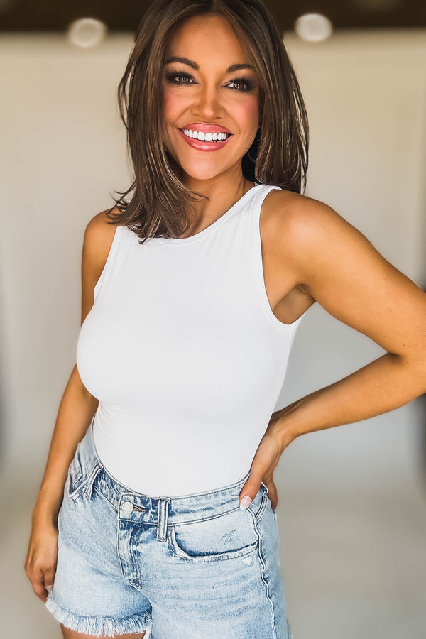 Caylie White Bodysuit