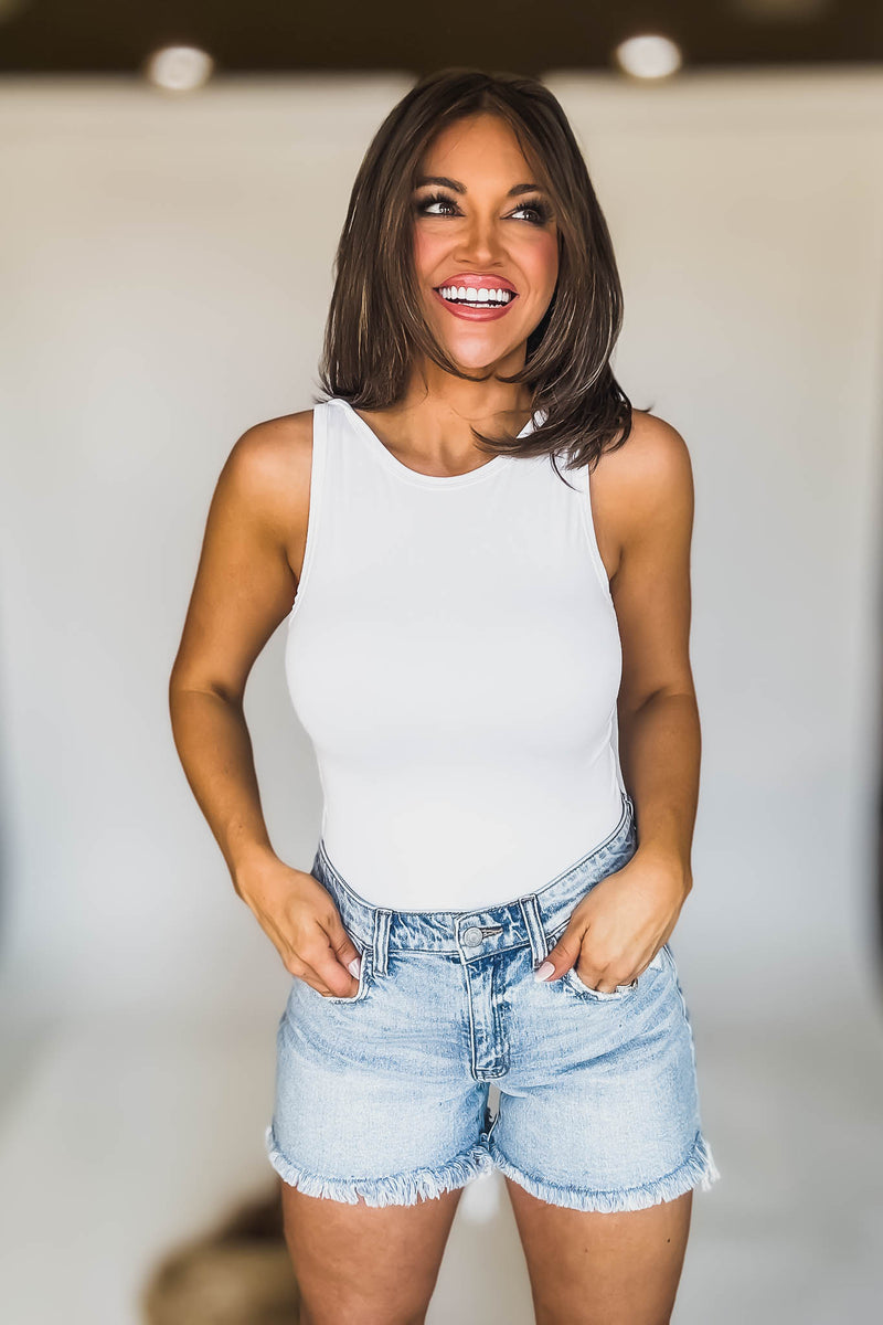 Caylie White Bodysuit