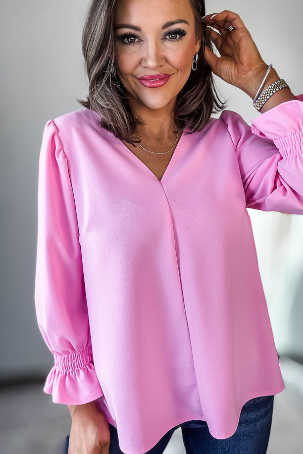 Charlotte Pink Top