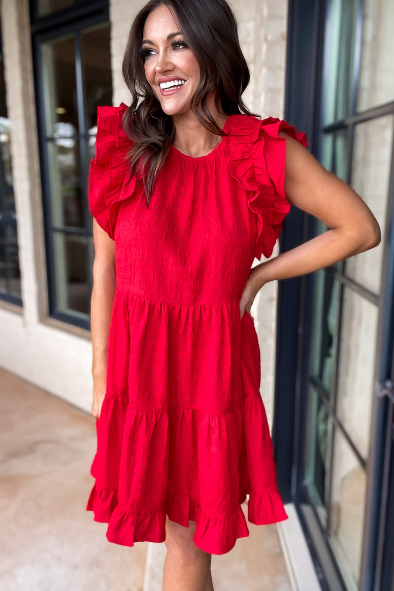 Plans For The Night Red Dress
