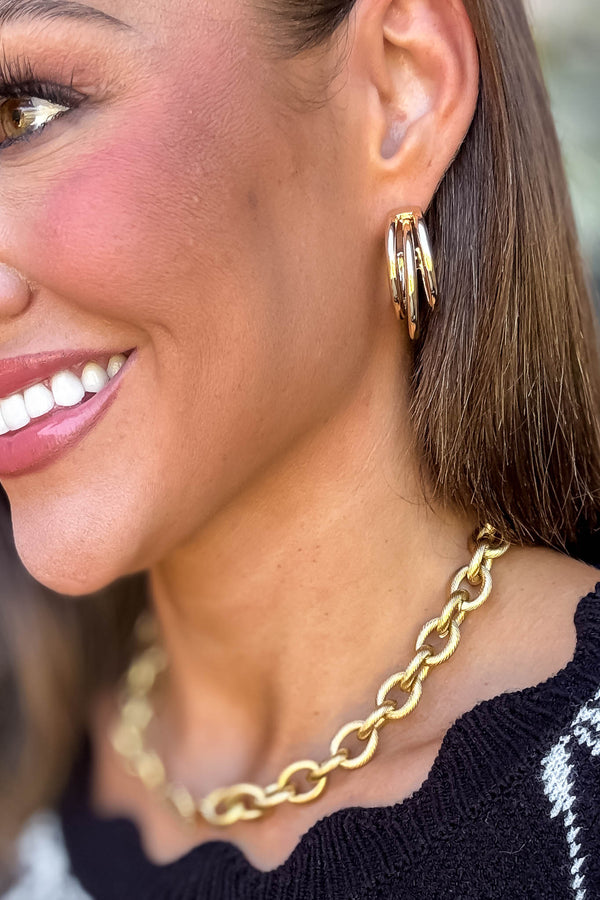 Gold Hoop Earrings