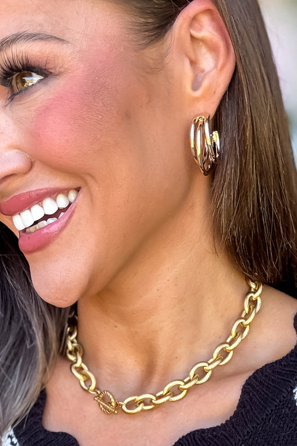 Gold Hoop Earrings