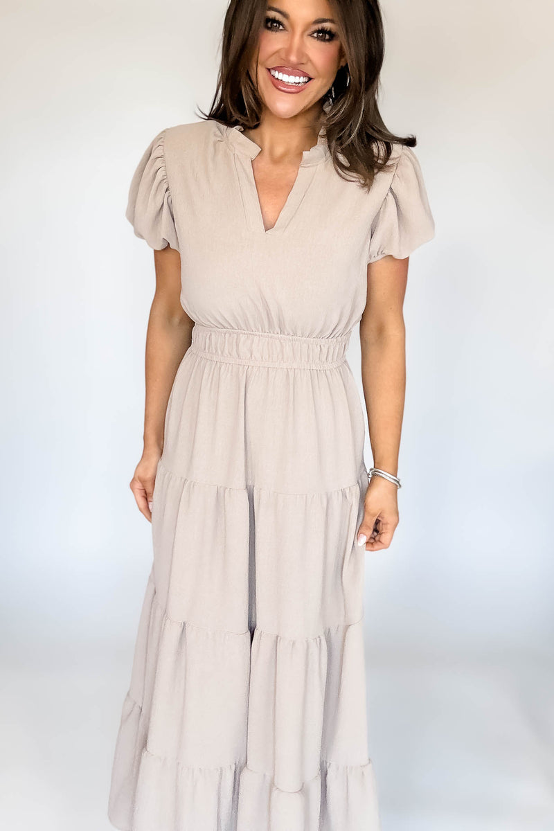 Beauty Mocha Maxi Dress