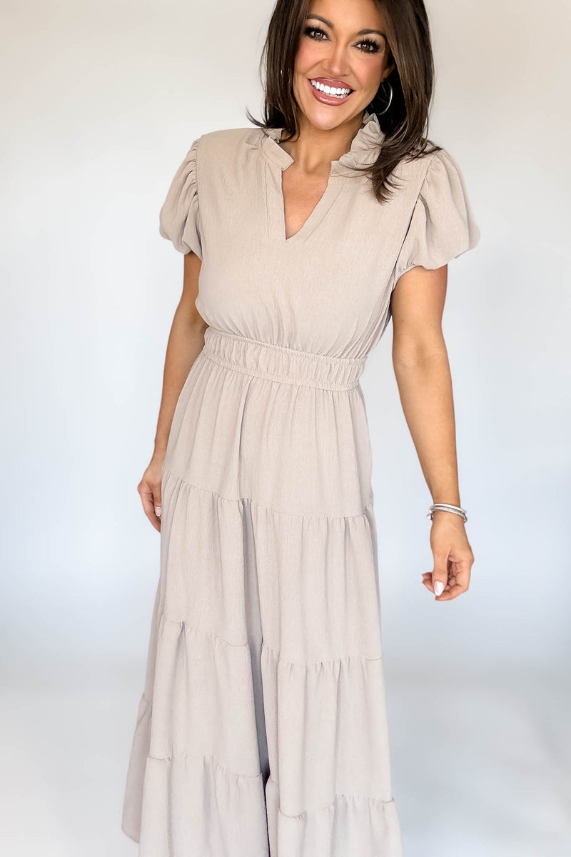Beauty Mocha Maxi Dress