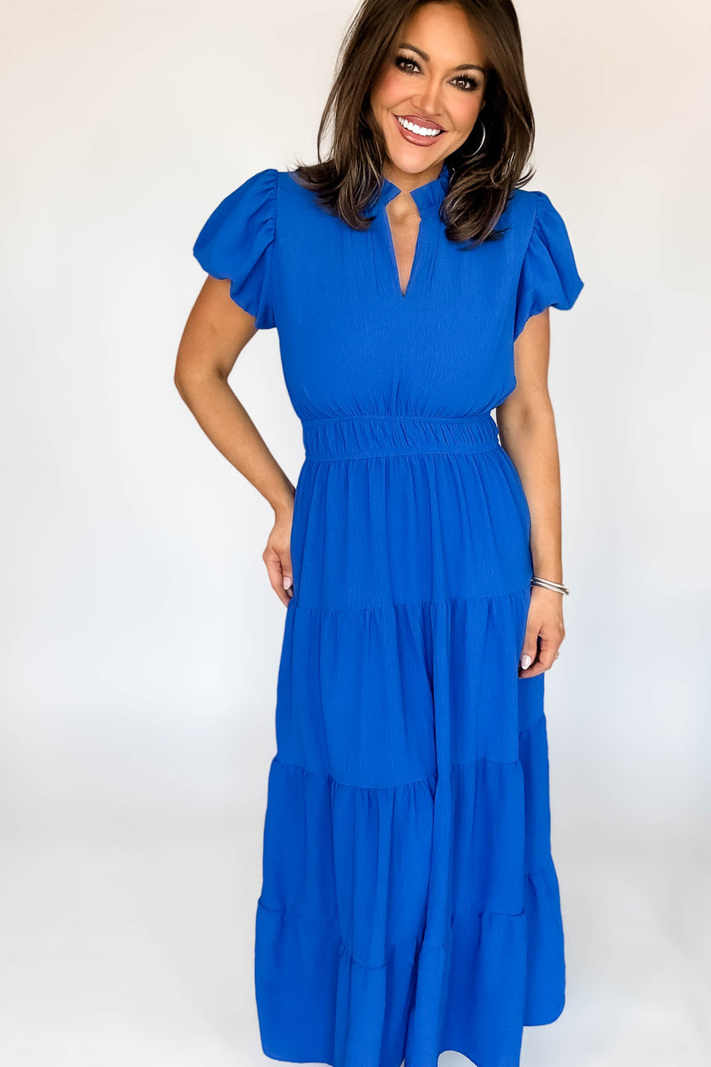 Beauty Cobalt Maxi Dress