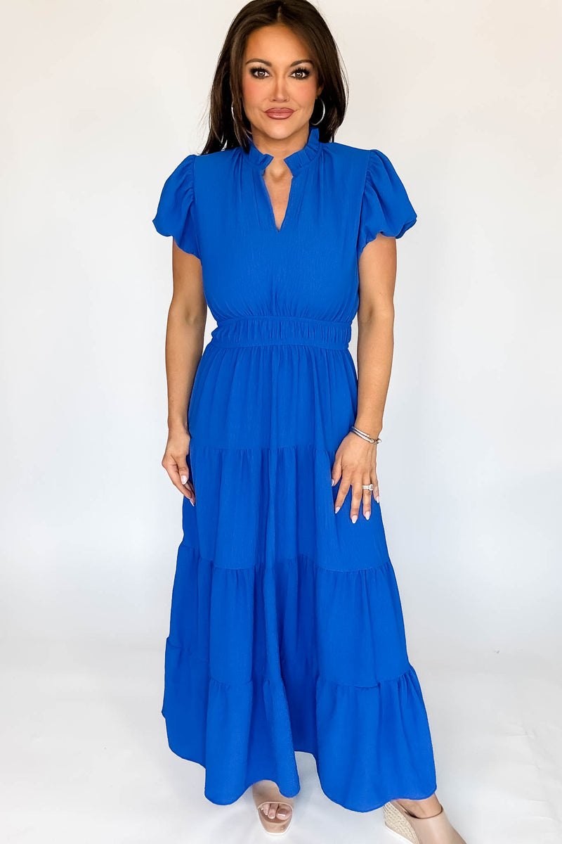 Beauty Cobalt Maxi Dress
