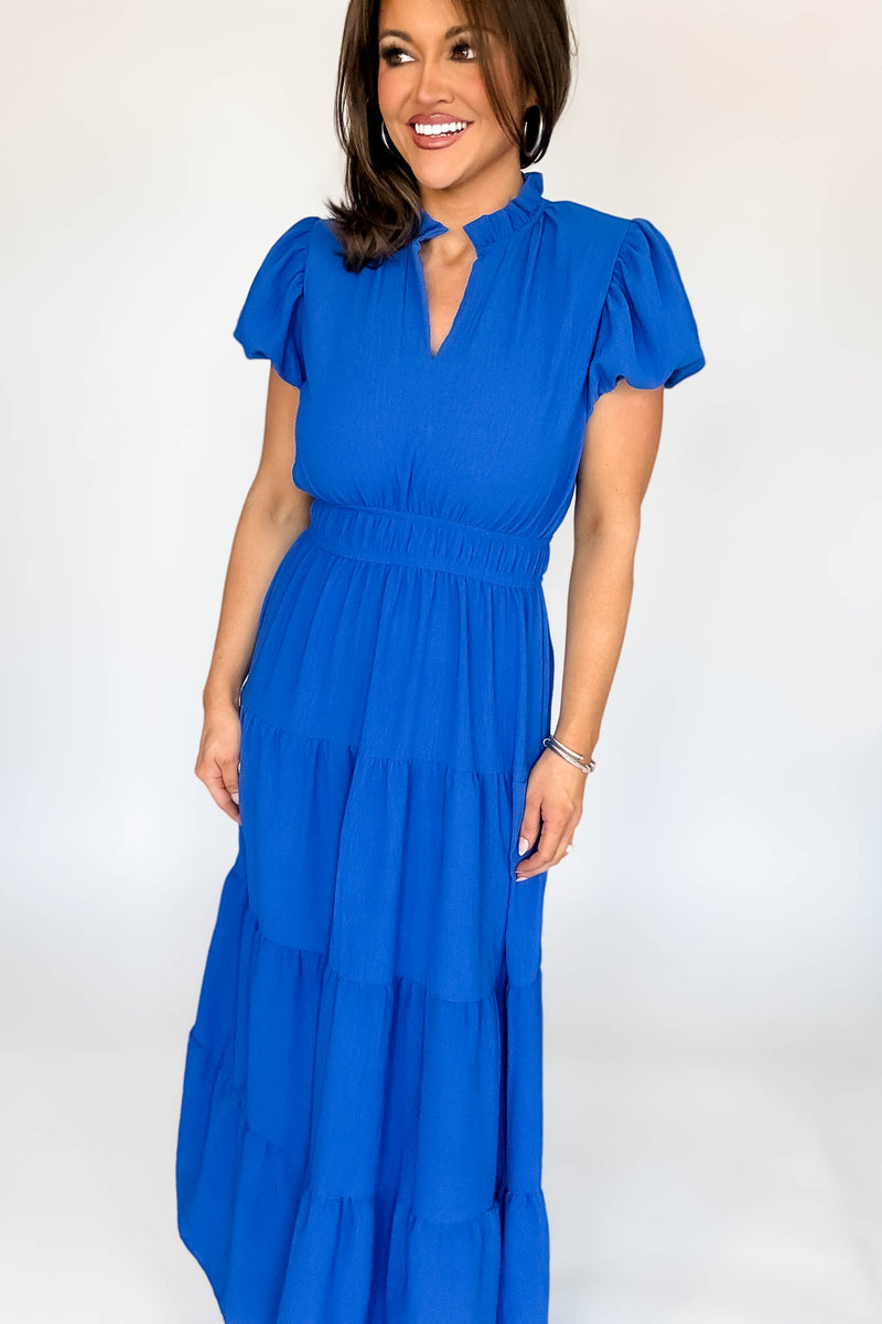 Beauty Cobalt Maxi Dress