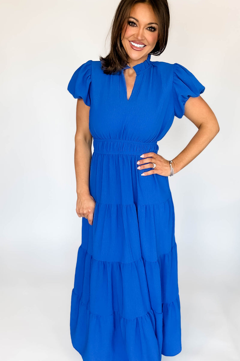 Beauty Cobalt Maxi Dress