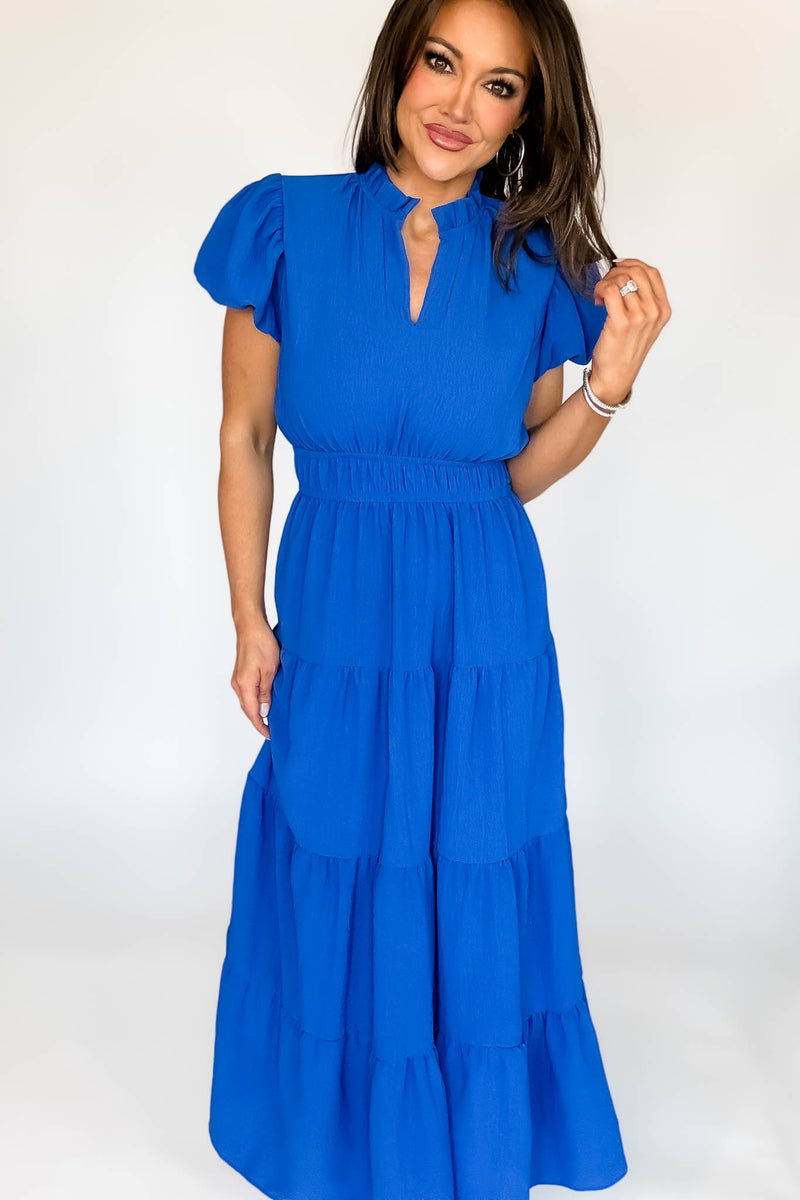 Beauty Cobalt Maxi Dress