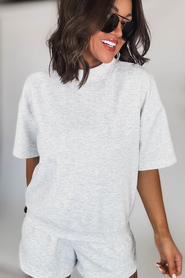 Scuba Heather Grey Short Sleeve Shirt