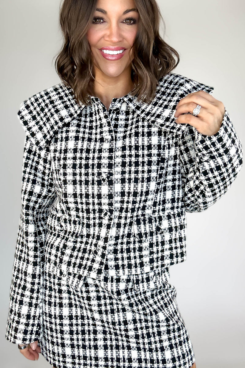 Mable Tweed Peter Pan Collar Jacket