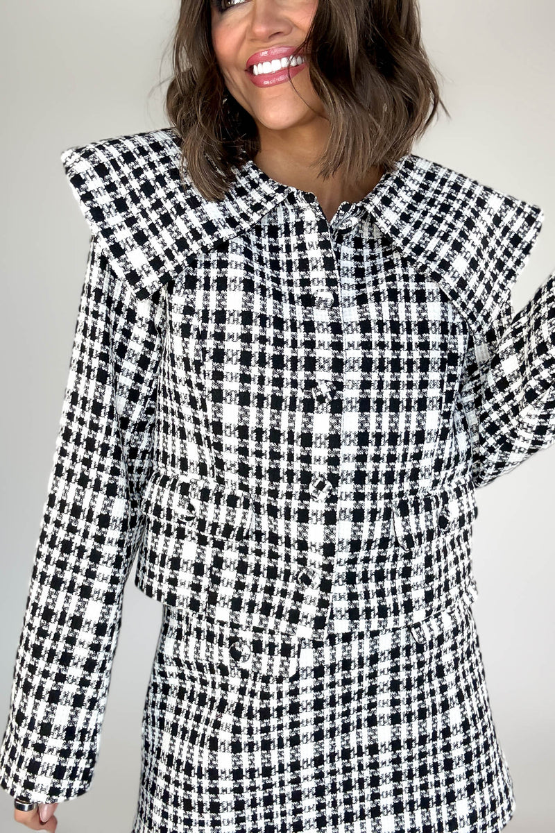 Mable Tweed Peter Pan Collar Jacket