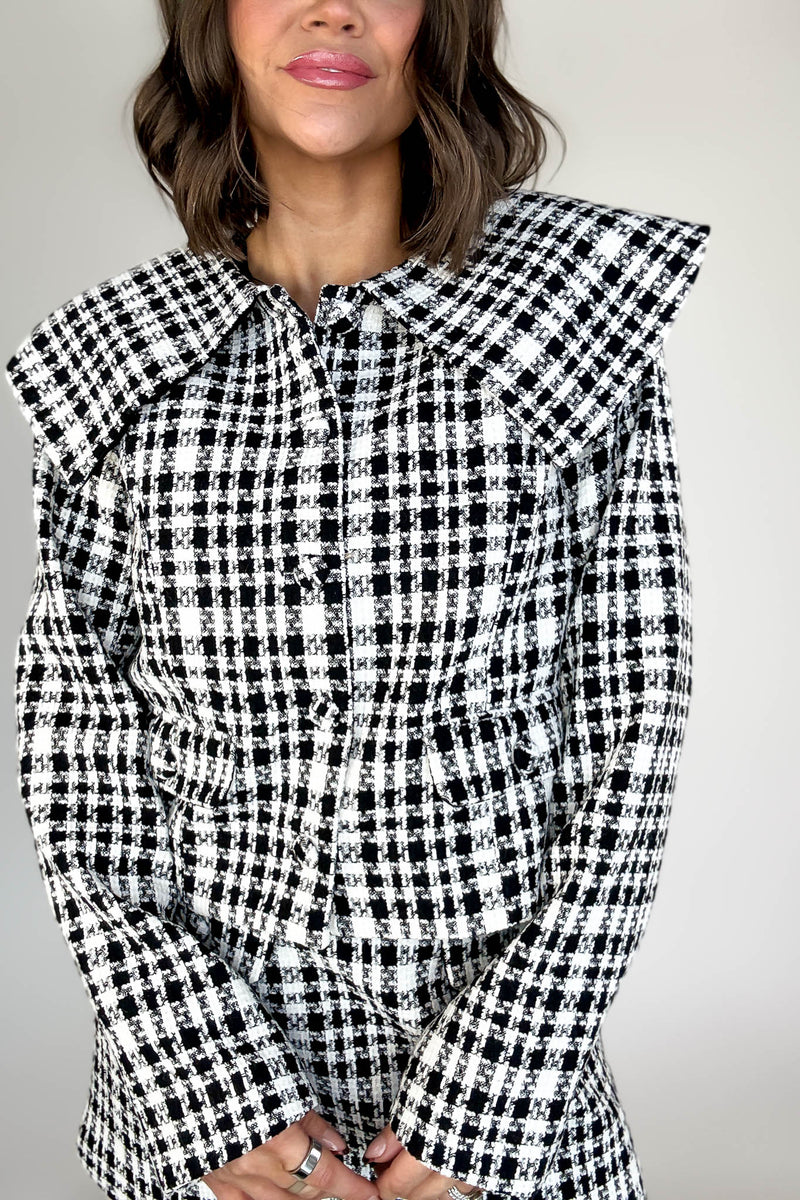 Mable Tweed Peter Pan Collar Jacket