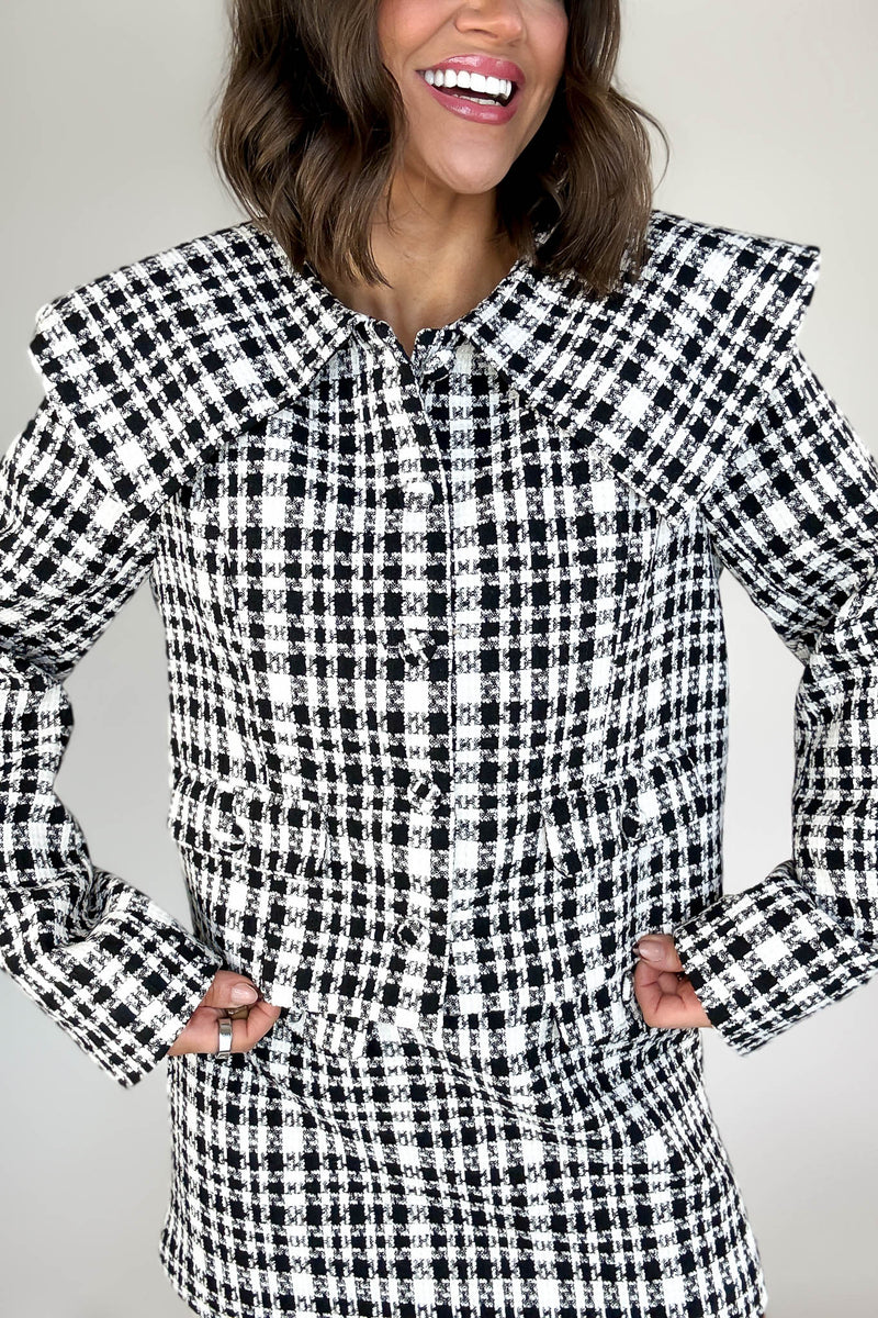 Mable Tweed Peter Pan Collar Jacket